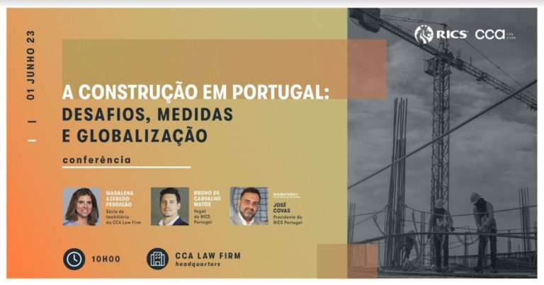 CCA Law Firm recebe RICS Portugal para um debate sobre construção